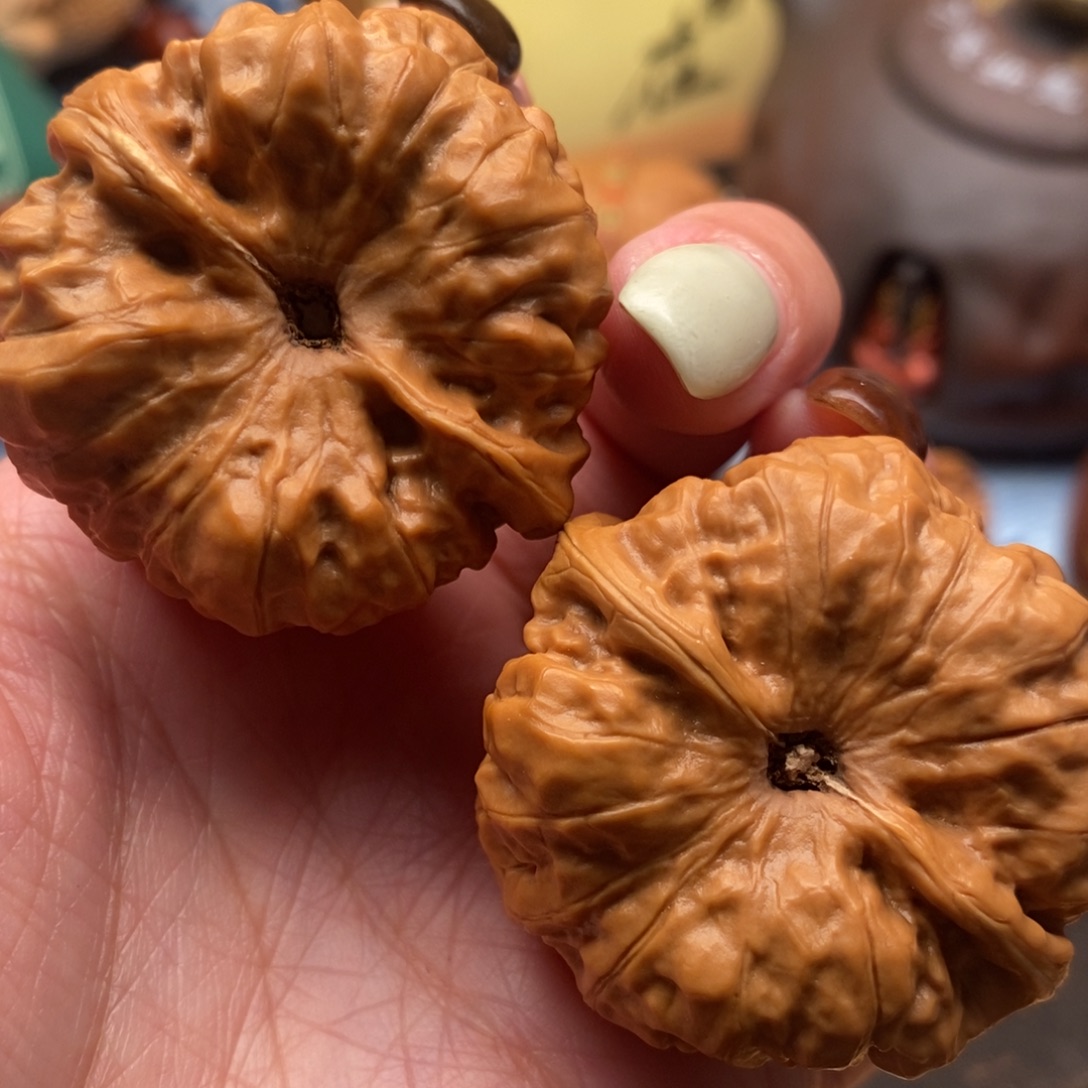 文玩核桃把件41尺寸蛤蟆头