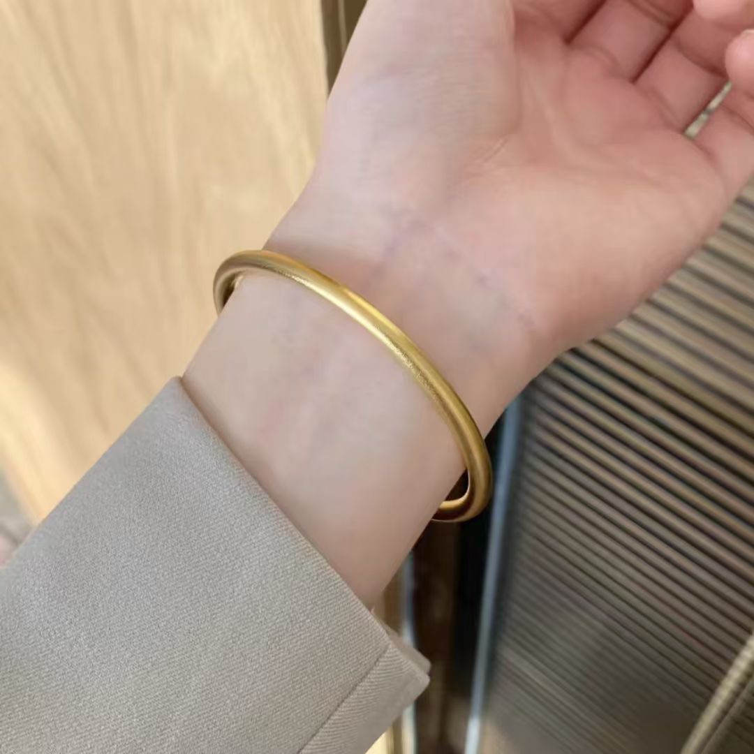 足银手镯 【古法素圈】经典传承