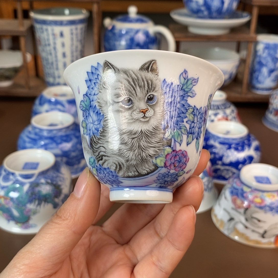 景德镇陶瓷手工手绘