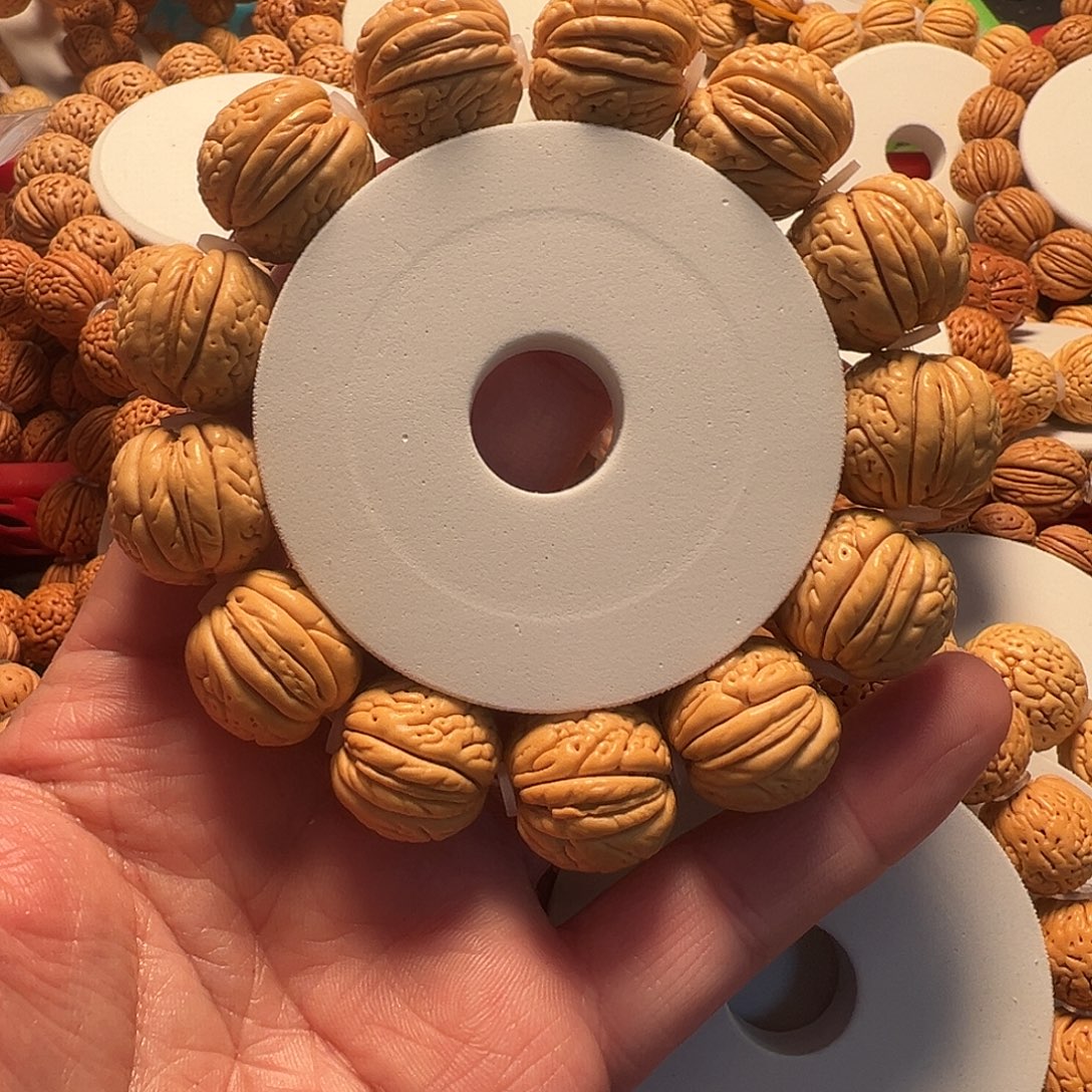 火***鹏桃核手串虎皮肌肉