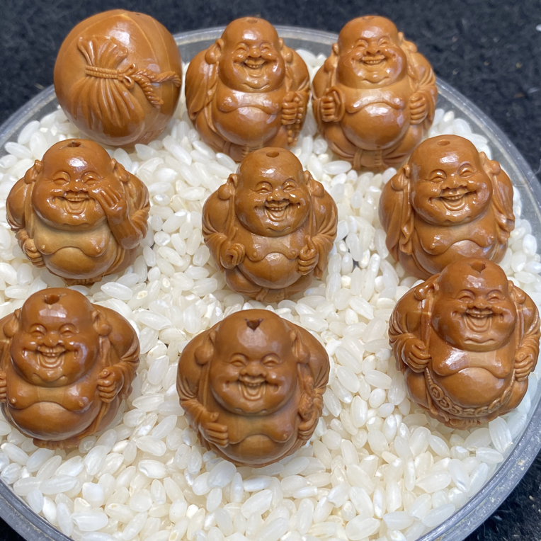 2.2铁核纯手雕弥勒，开脸喜庆，好工配好料