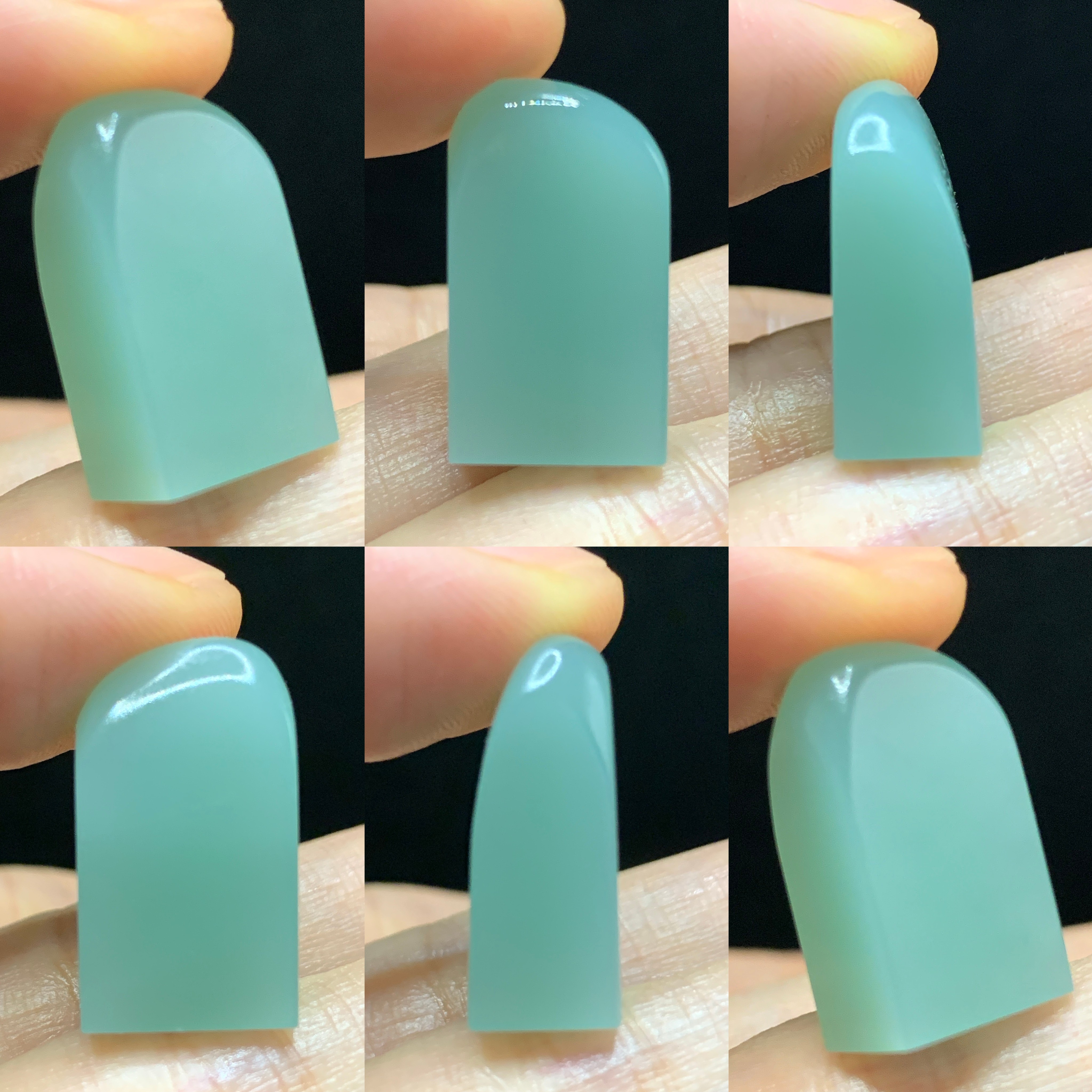 梅子青素章扁章11.8-8.1-21mm
