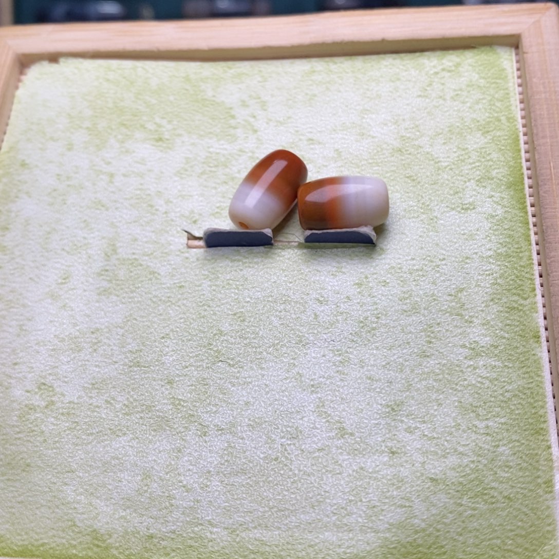 天***）玛瑙/玉髓未镶嵌珠宝半成品