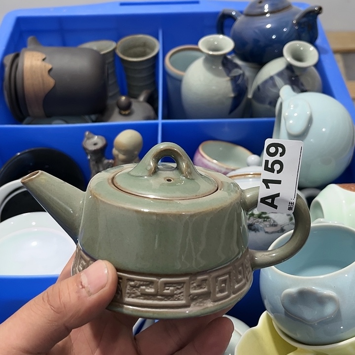茶具默认微瑕瓷器、茶具、壶、摆件，介意勿拍 