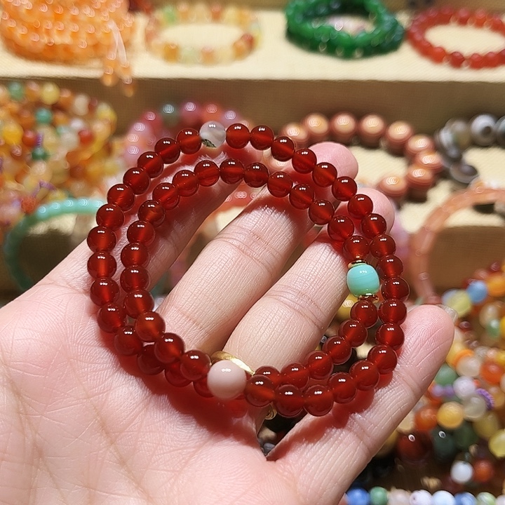 玛瑙/玉髓未镶嵌手链