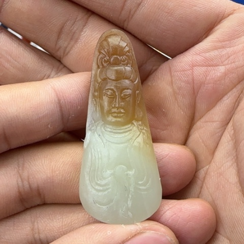 和田玉颈饰未镶嵌12克