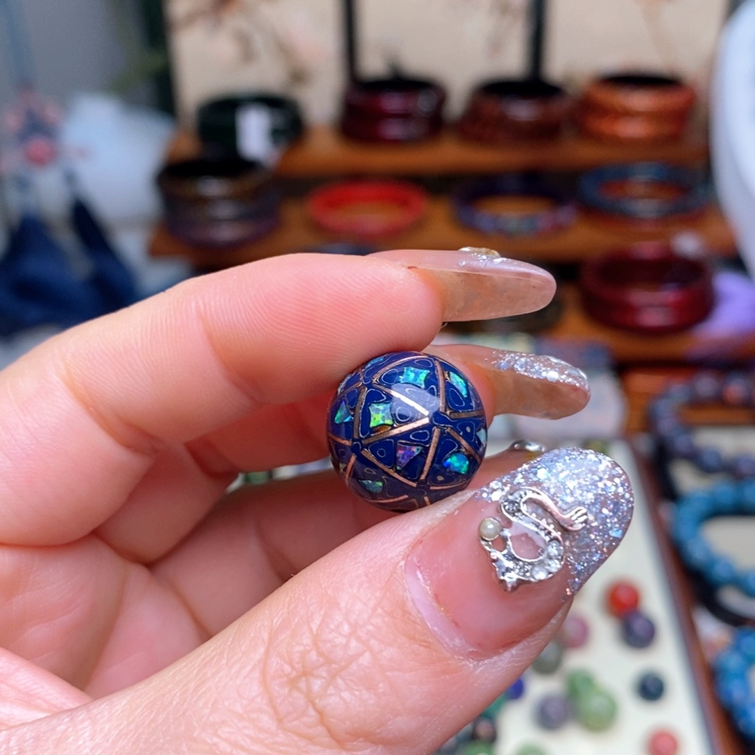 乖***8大漆15mm犀皮纹精品