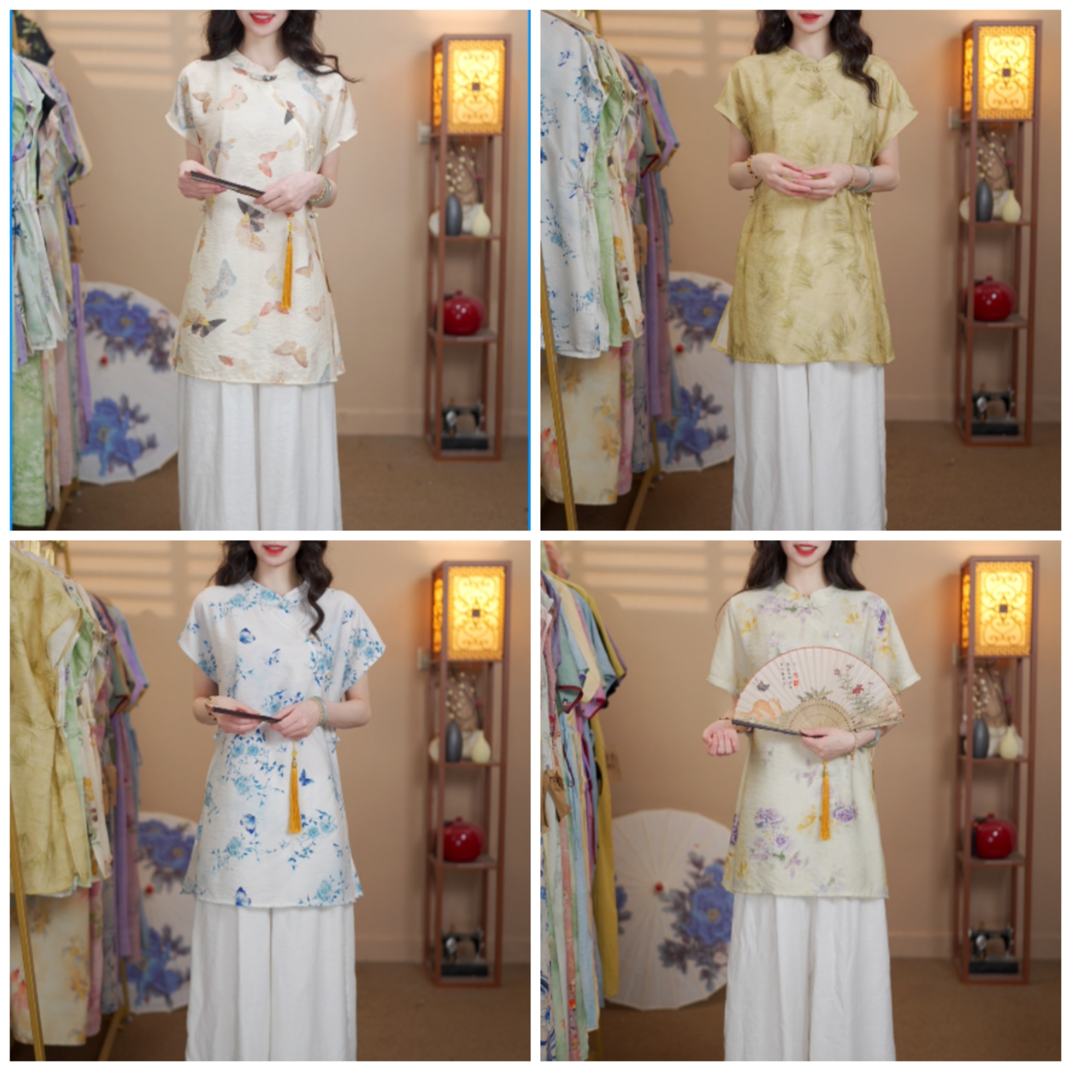 与喆原创【梦系列】小衫046款国风小衫新中式百搭气质显瘦