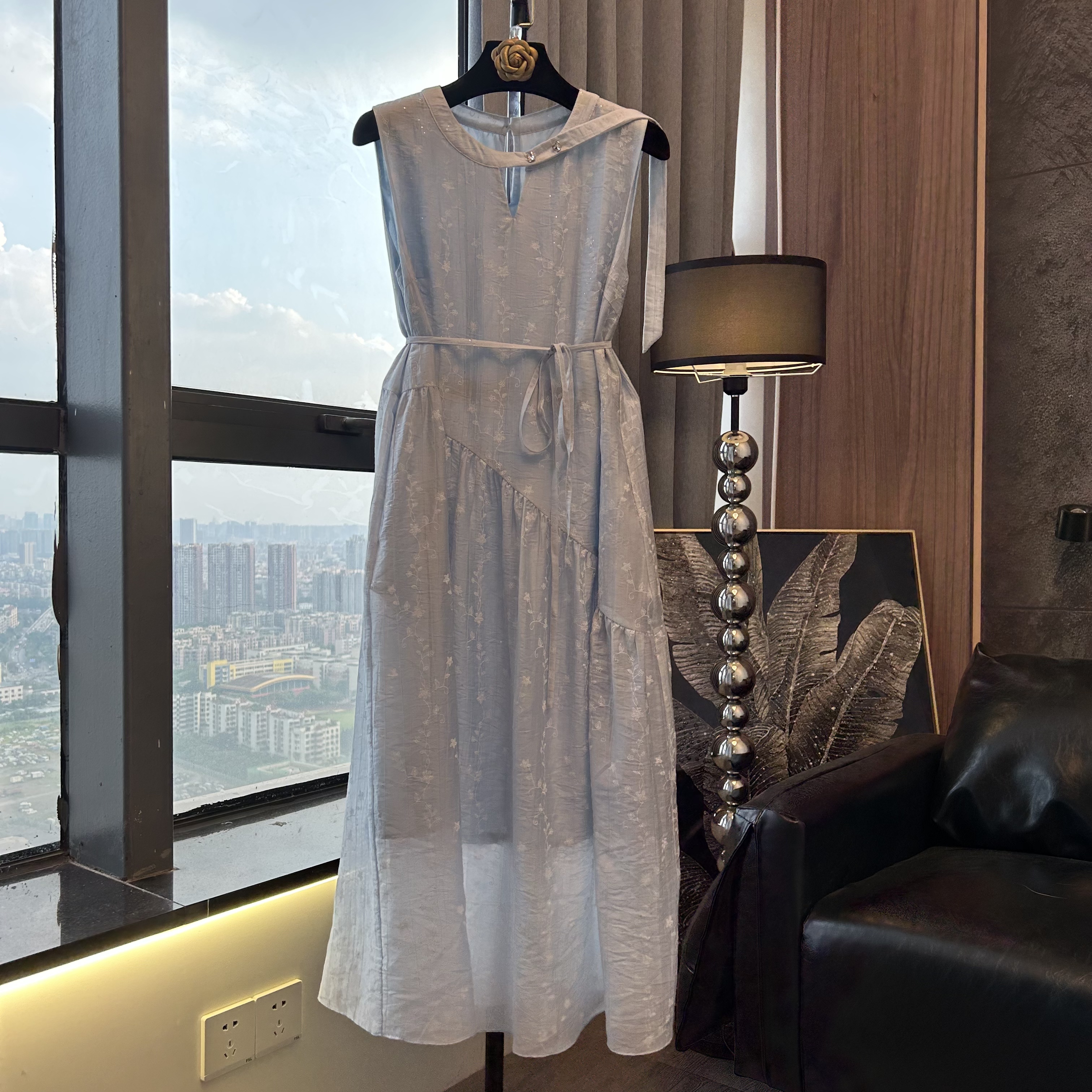 【林仙仙Y5】法式长裙连衣裙中长款显瘦少女风Y260255