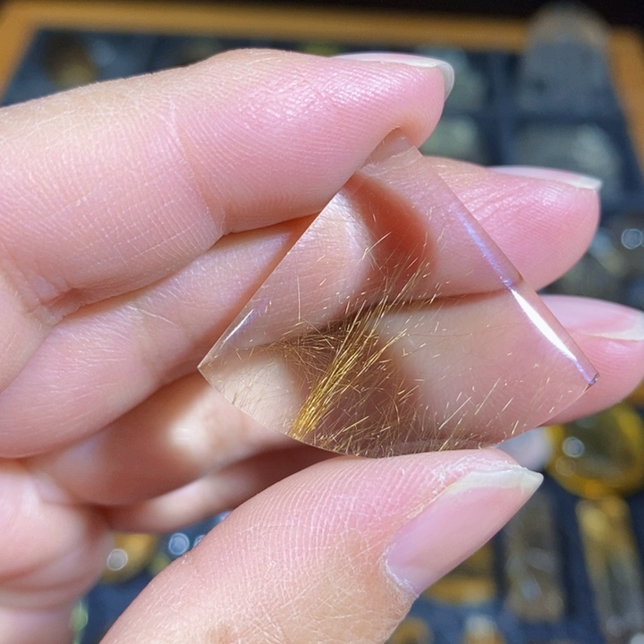 发晶颈饰未镶嵌吊坠