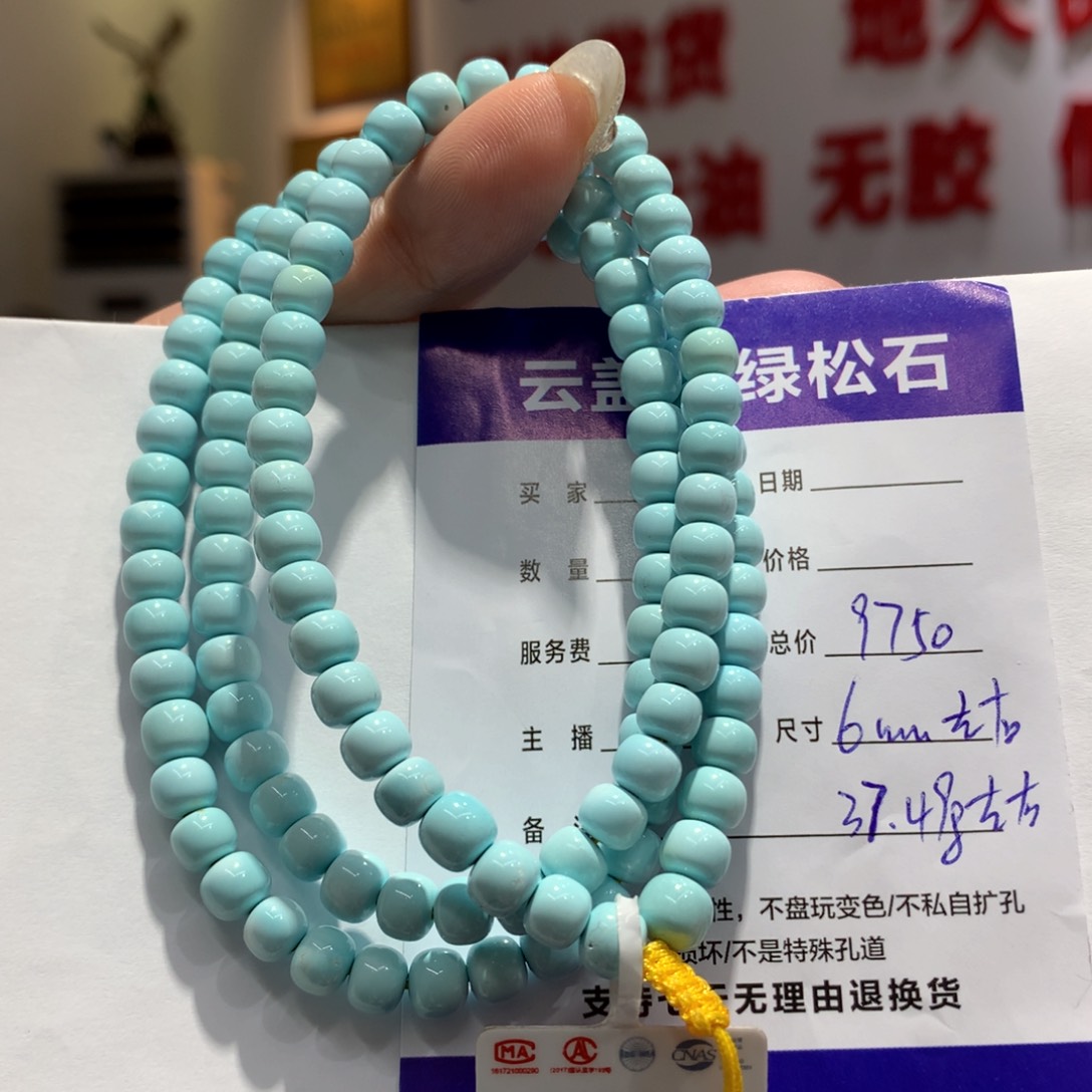 绿松石长链未镶嵌
