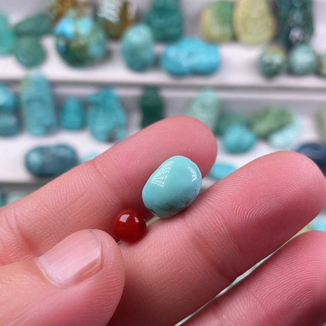 南红玛瑙未镶嵌颈饰