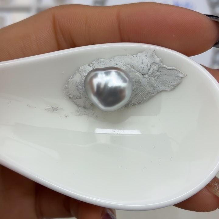 海水珍珠裸珠12mm极光keshi