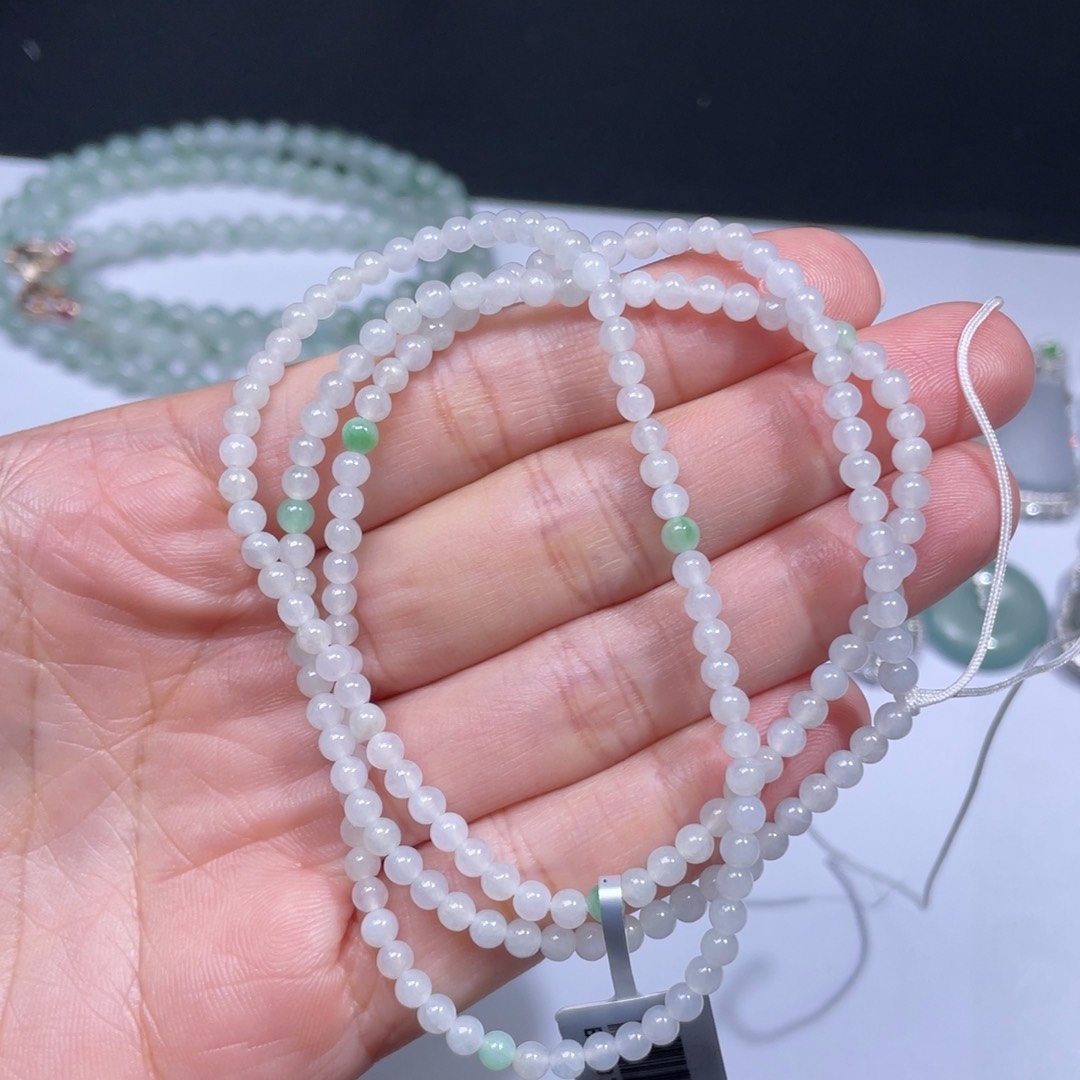 翡翠手链未镶嵌手串