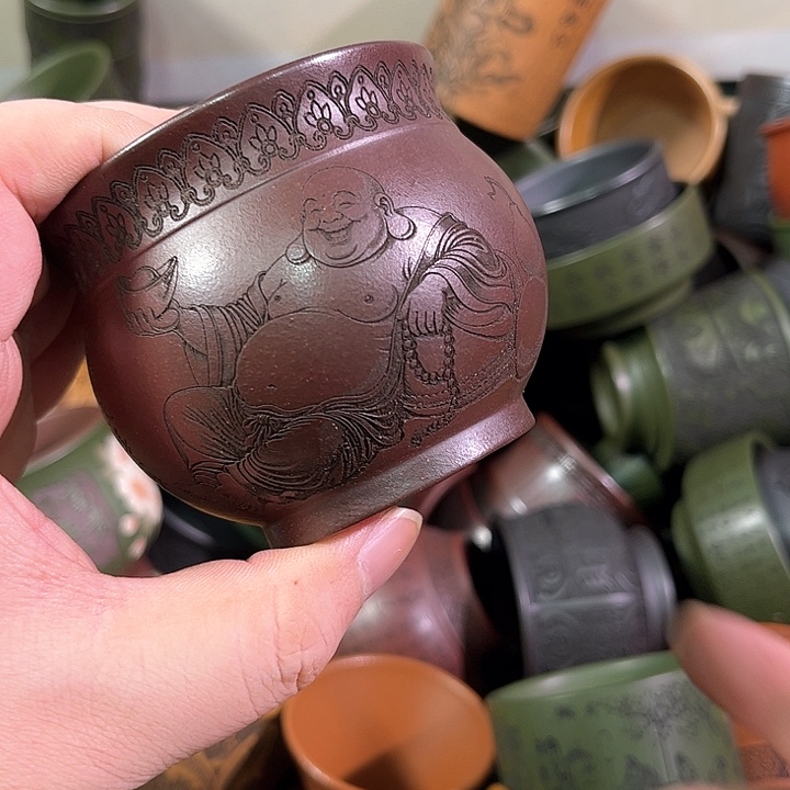 茶杯紫砂全手工紫砂主人杯