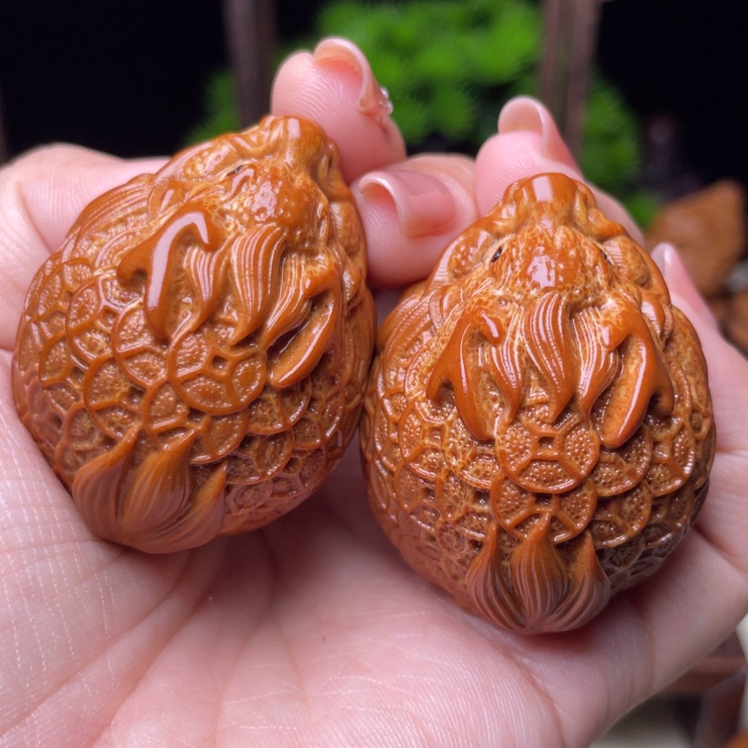 吊坠橄榄核金币手球3.5