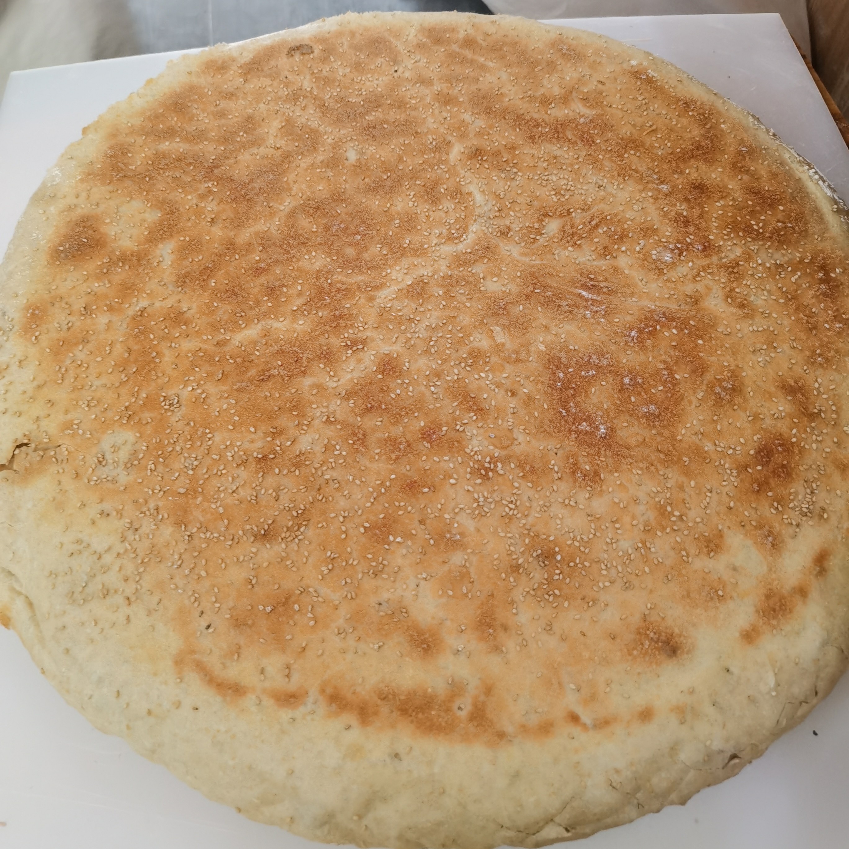 自磨面全麦火烧馍