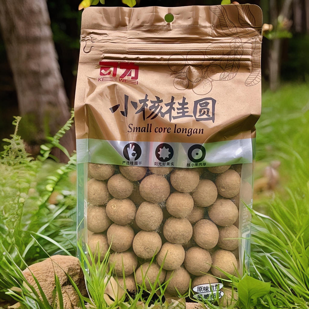 可为【新果桂圆干龙眼干】新果壳薄肉厚软糯香泡茶煲汤零食干桂圆