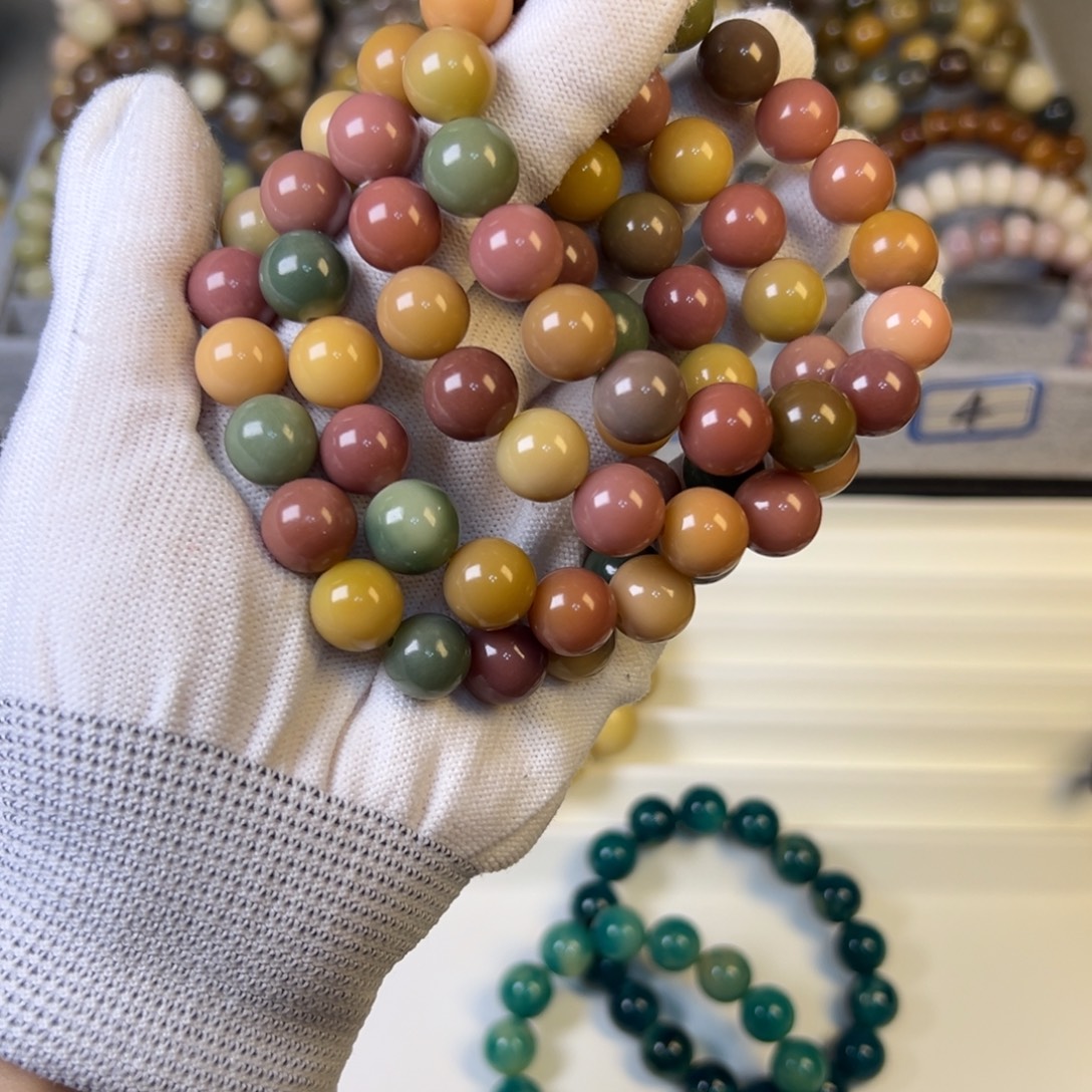 手串菩提根/象牙果小糖豆圆珠卡12  随机打