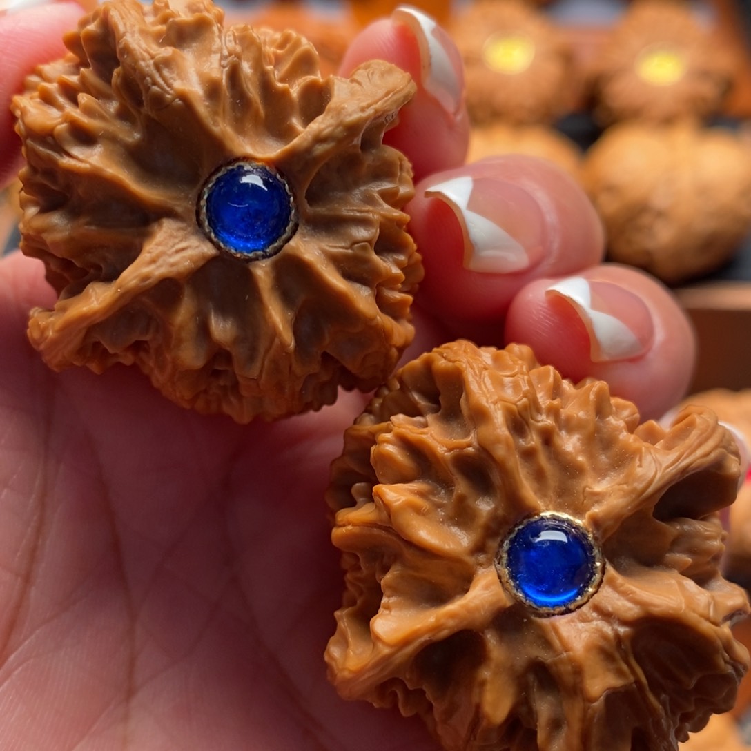 文玩核桃把件39尺苹果园狮子头