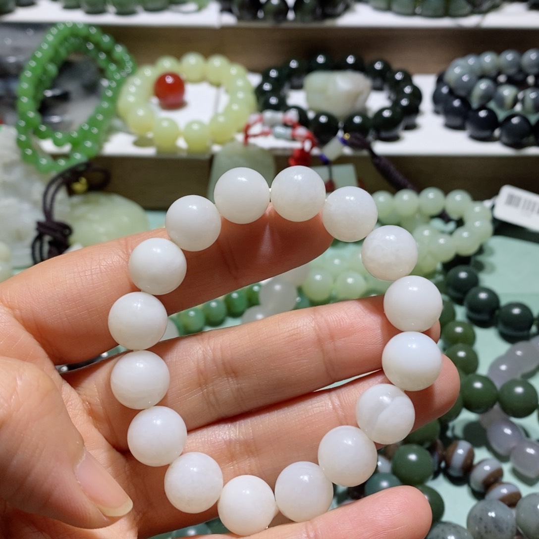 和田玉手链未镶嵌