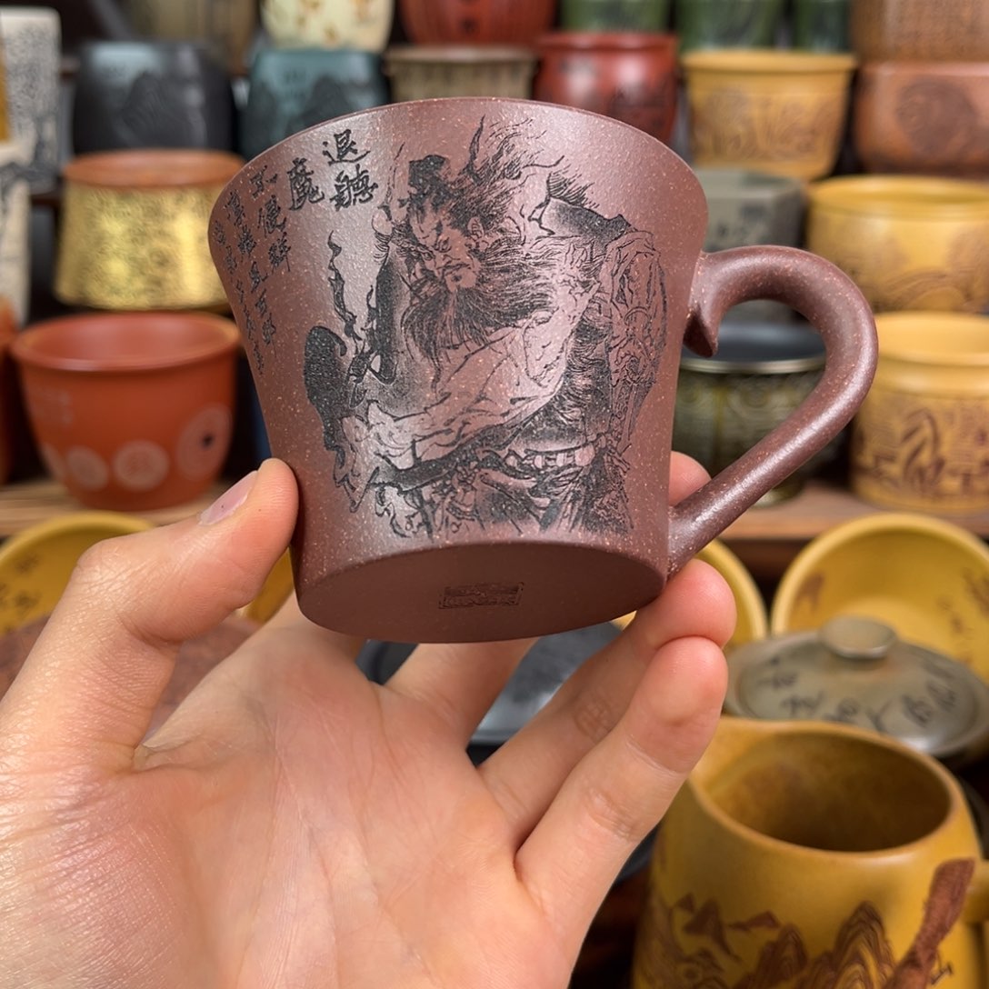 茶杯紫砂宜兴原矿紫砂杯茶具