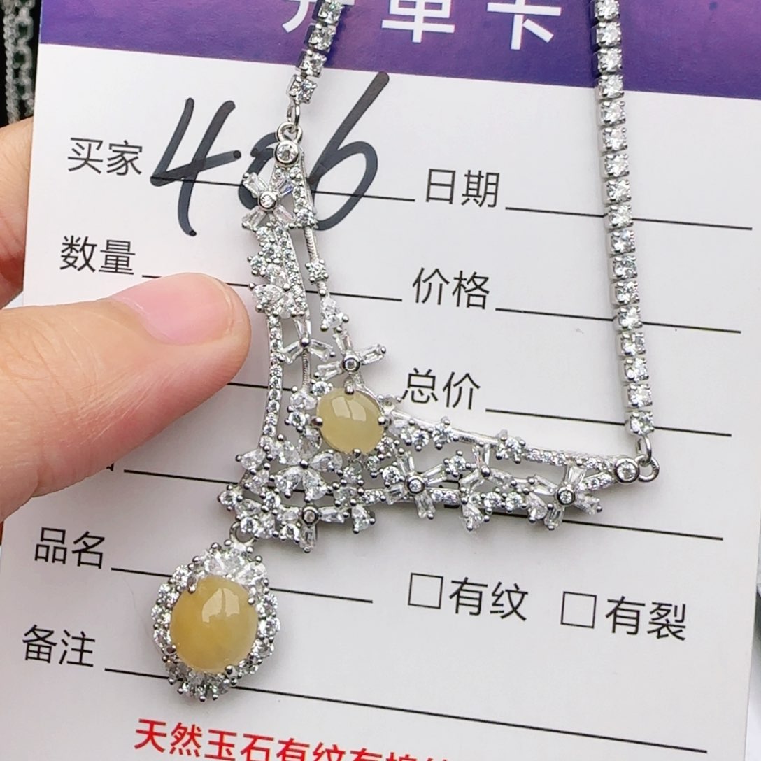 翡翠戒指银S925镶嵌戒指