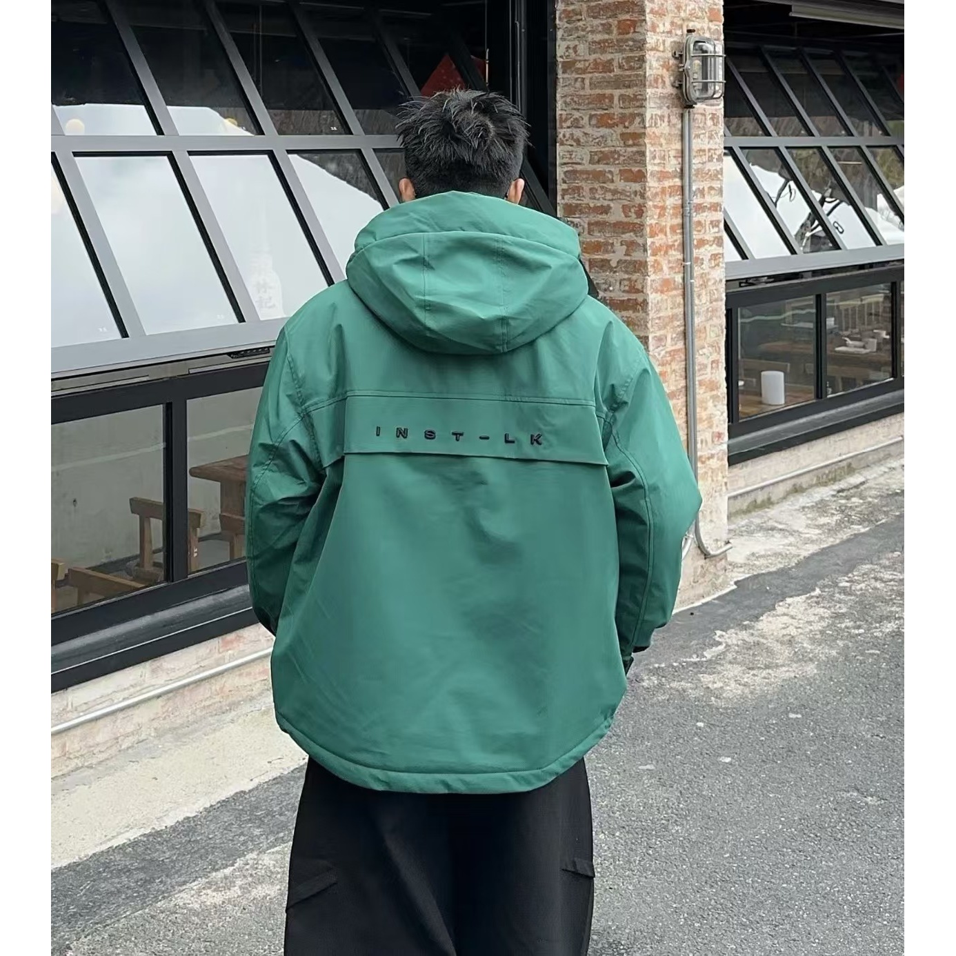 孔雀蓝【VK.云暖小火炉】冲锋衣加厚棉服.经得起放大的细节Z-8906