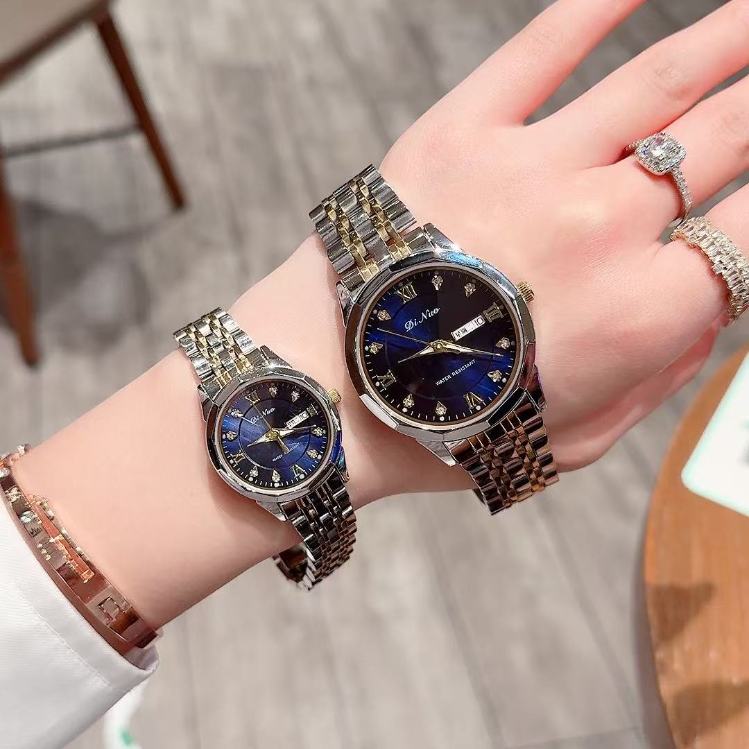 【涵涵】新款男士女士情侣款经典简约时尚石英腕表 HHDINUO 5820