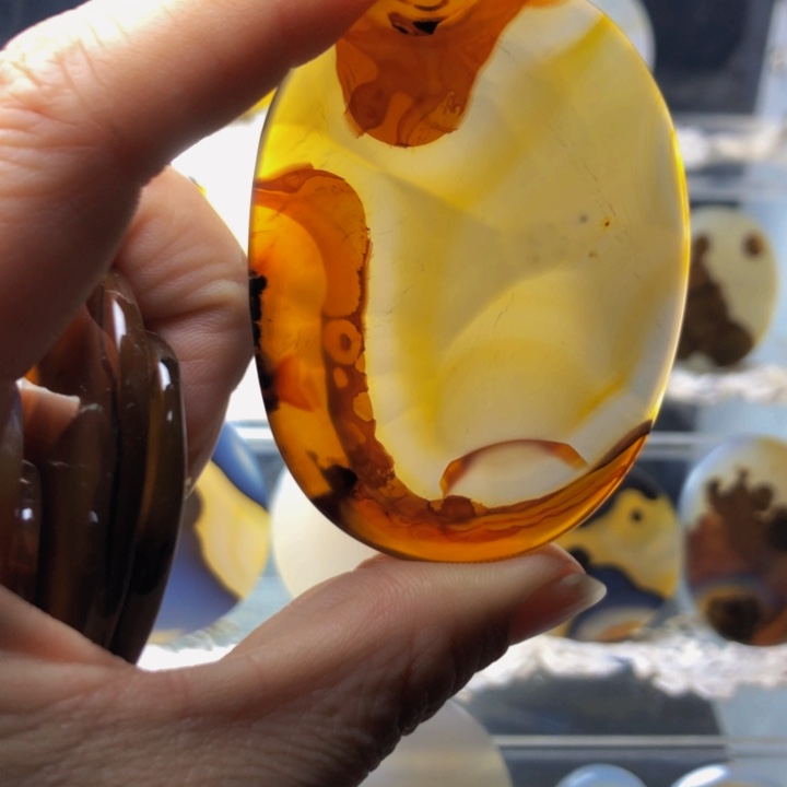 合金玛瑙/玉髓珠宝奇石75有瑕