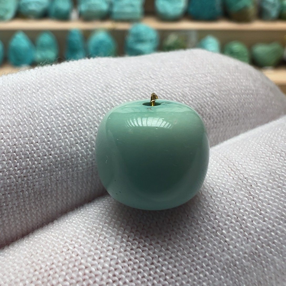 绿松石未镶嵌配饰10.9*9.6