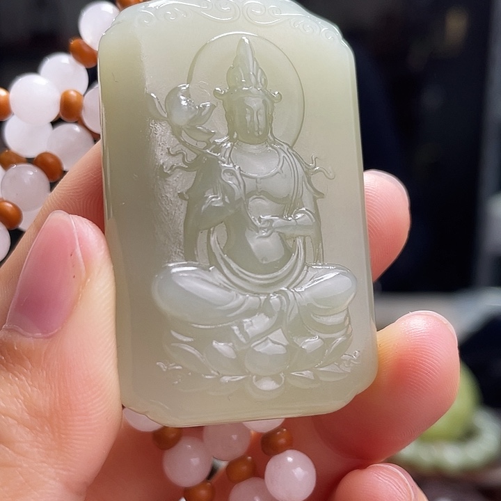 和田玉挂件未镶嵌定制发货