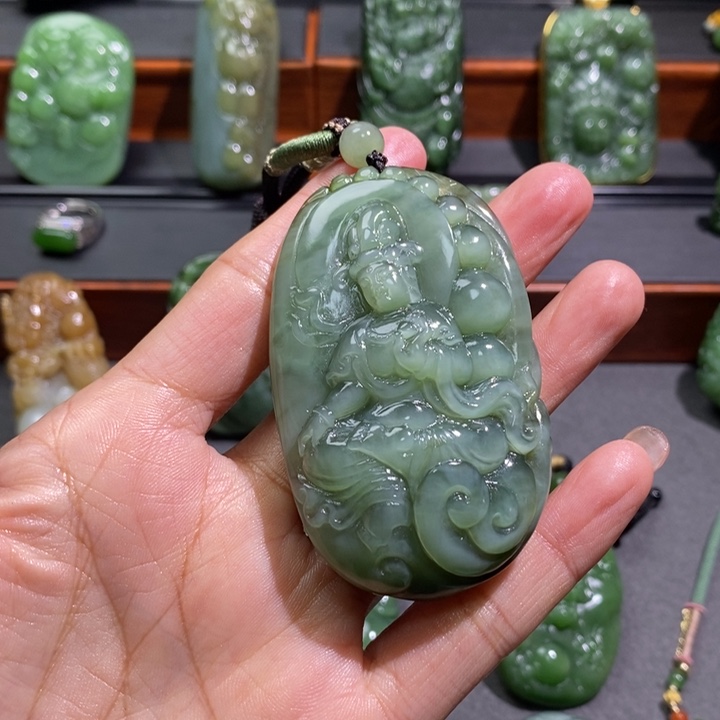 未镶嵌和田玉挂件世****骡