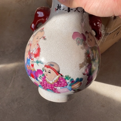 摆件淡**心陶瓷摆件盘子碗啥都有