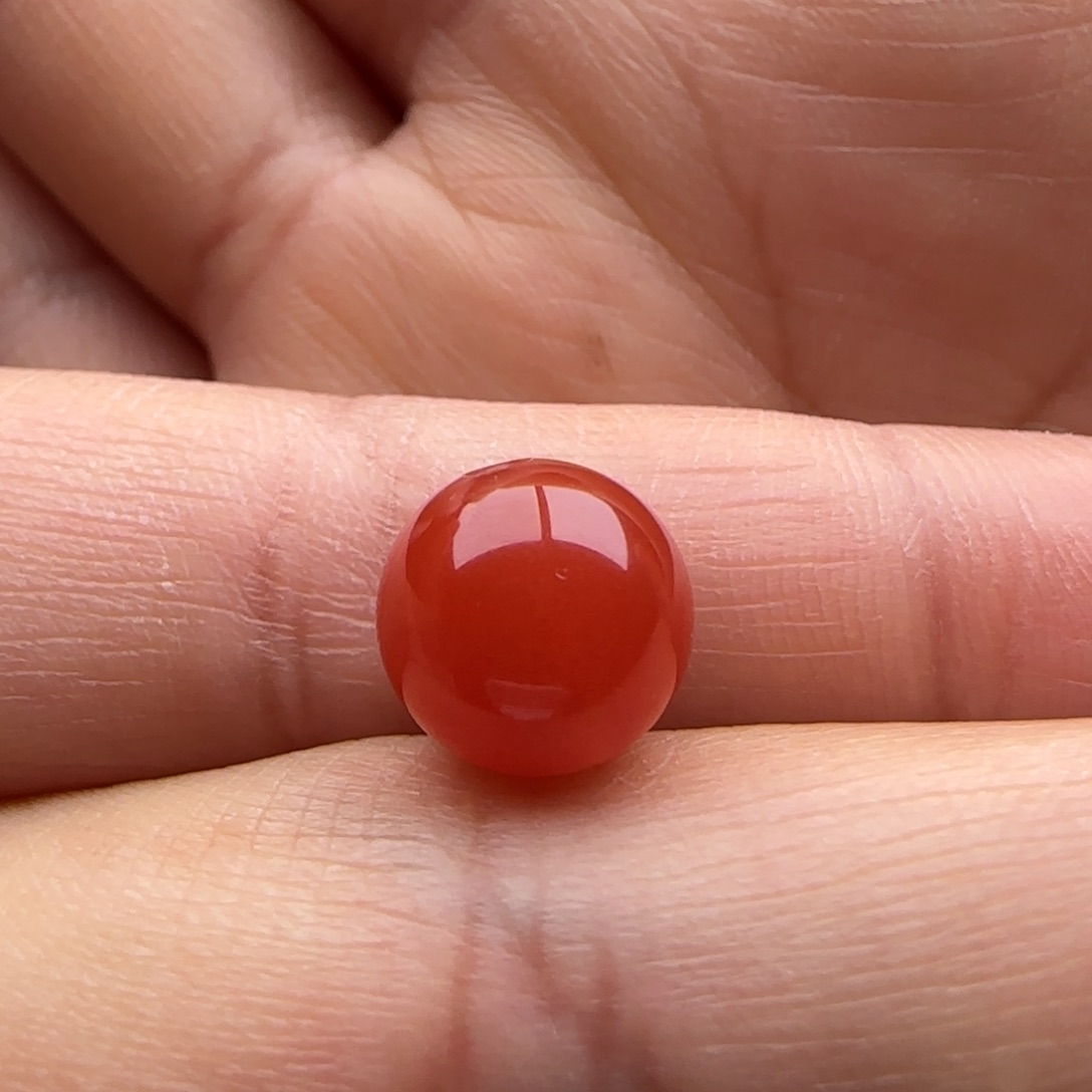 南红玛瑙圆珠9.9未镶嵌