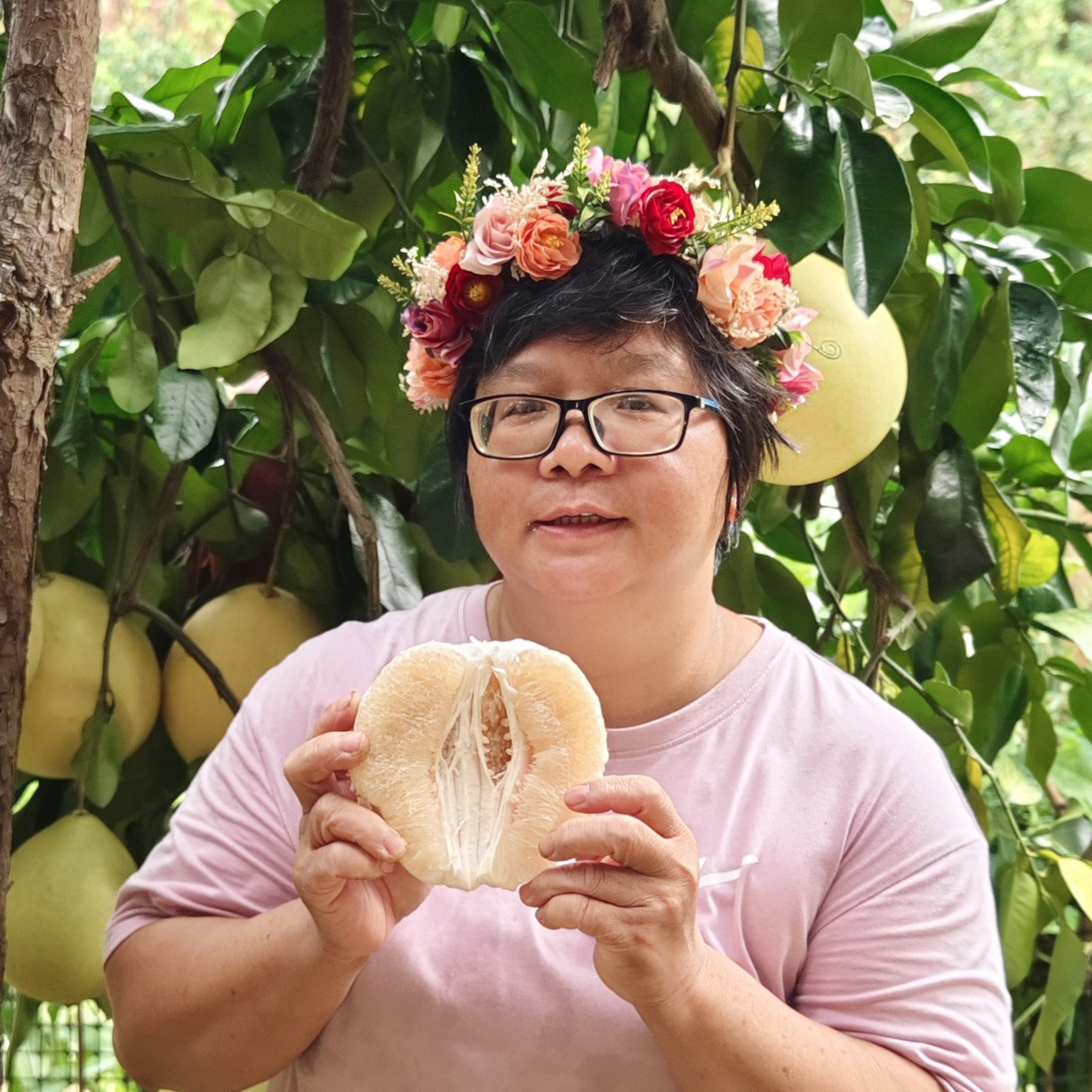 梅州蜜柚清甜爽口当季新鲜水果黄艳红农场自产自销白肉蜜柚
