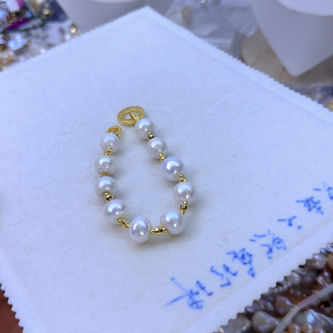 未镶嵌项链定制379淡水珍珠焱*