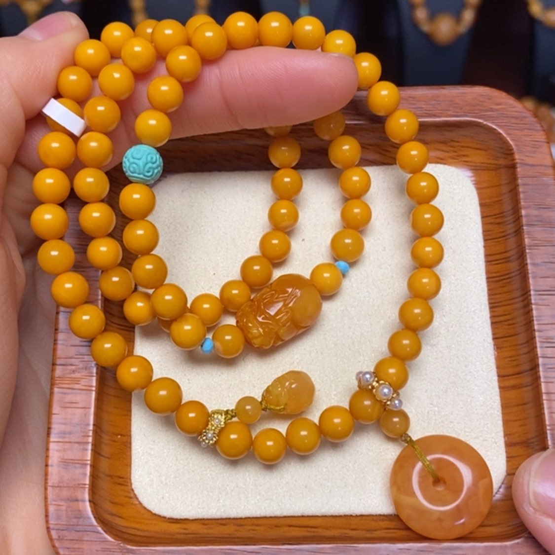 【闪购商品】蜜蜡手链未镶嵌手串