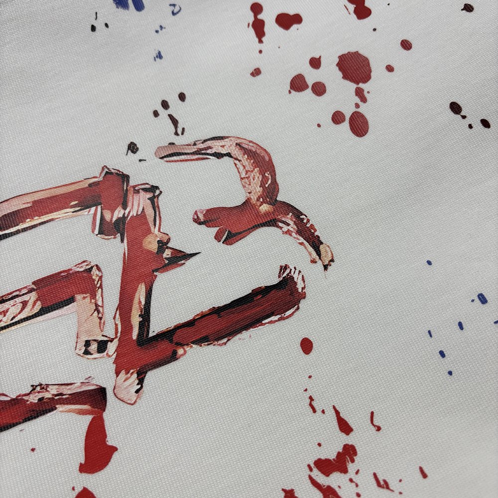 拜安西加BAIANXIJIA男女宽松休闲重磅T恤打底衫/彩绘双B