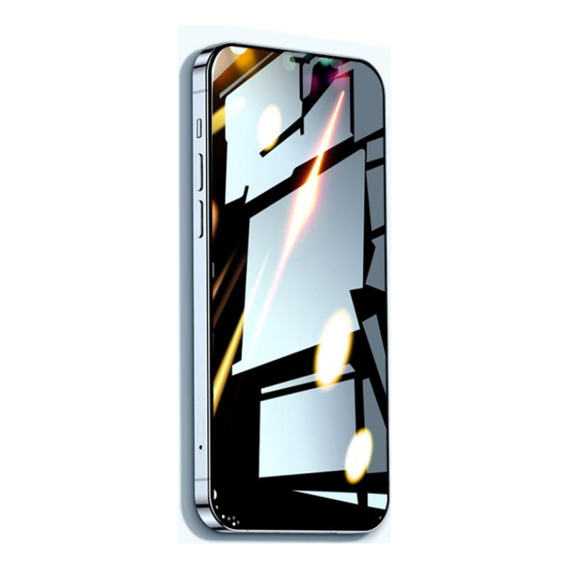 苹果超薄钢化膜无尘仓贴膜适用苹果15promax高清钢化膜防窥秒贴