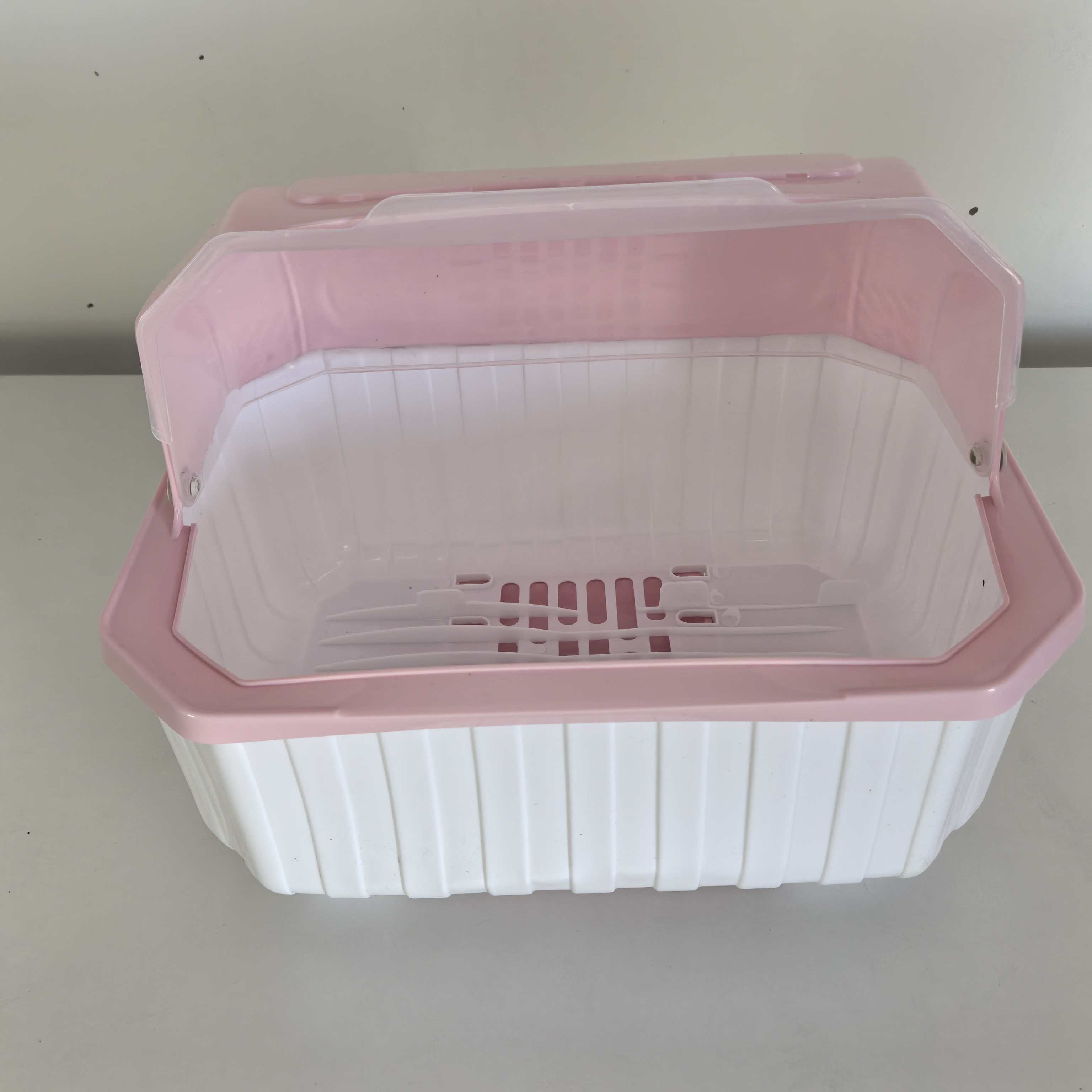 碗盘收纳箱带盖可沥水