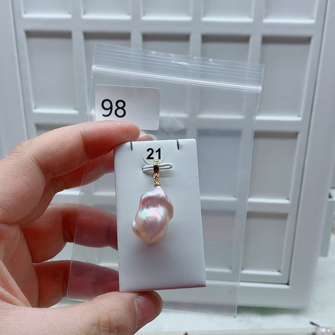 淡水珍珠吊坠(不含链)合金