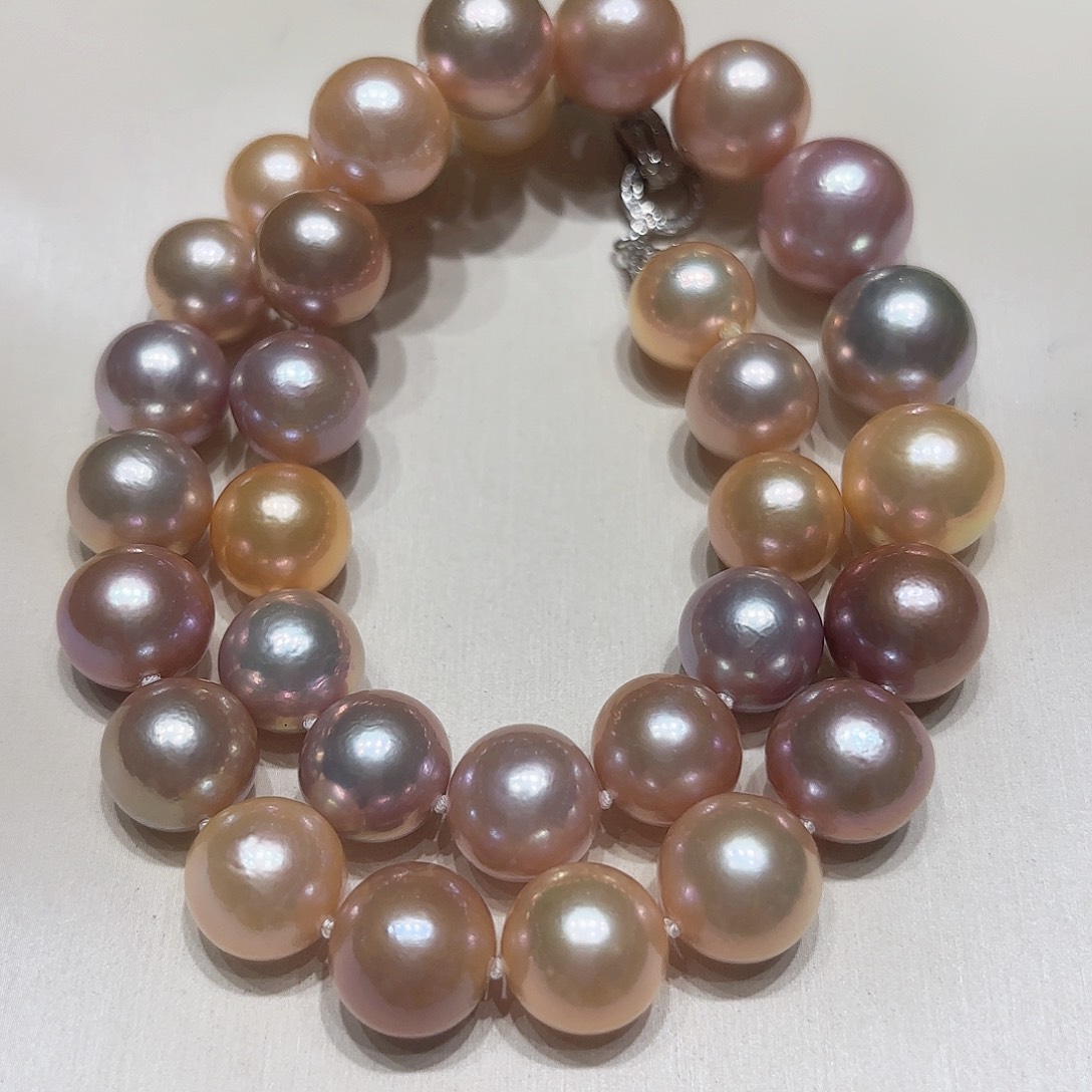 淡水珍珠颈饰未镶嵌12-15有核