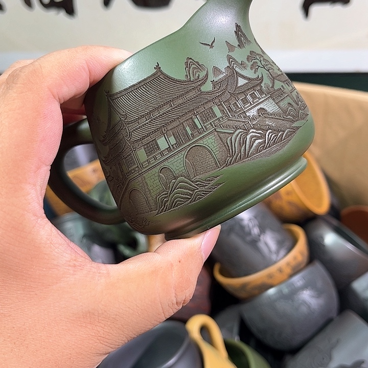 茶杯紫砂全手工紫砂主人杯