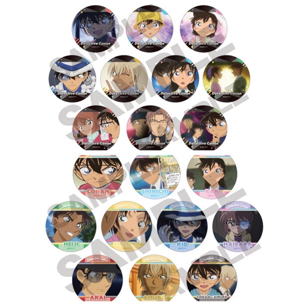【名侦探柯南】TV场面写 徽章/吧唧 7+8弹