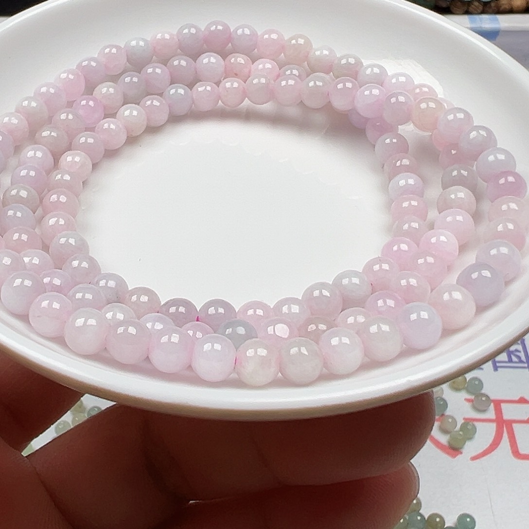 翡翠手链未镶嵌静*货主老华