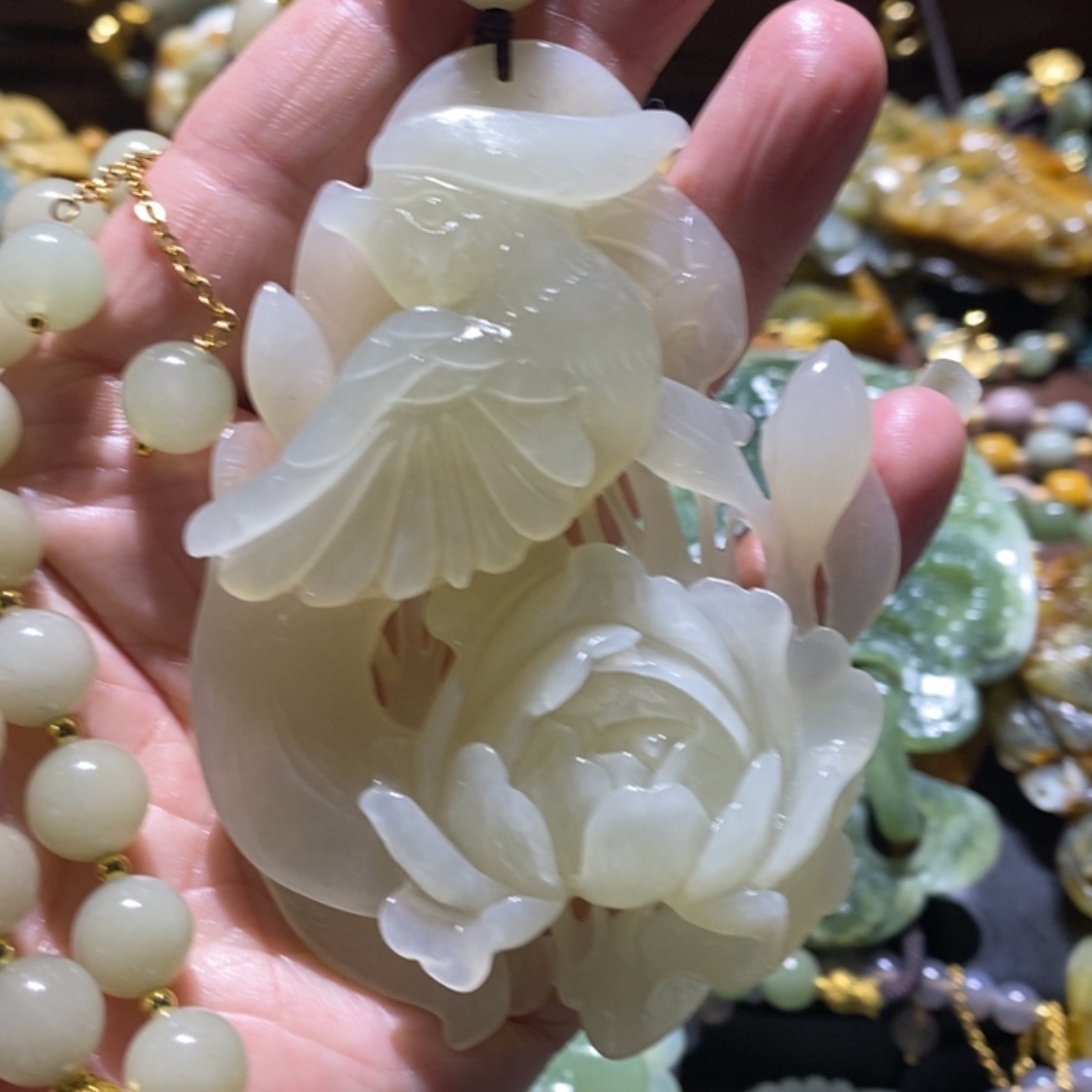 【闪购商品】岫玉毛衣链未镶嵌