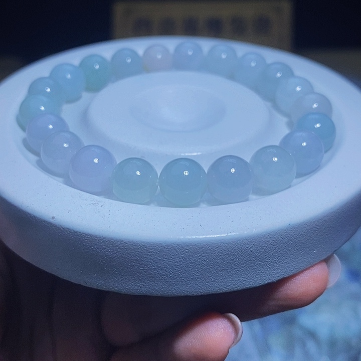 未镶嵌手串翡翠天然缅甸A货翡翠9.3