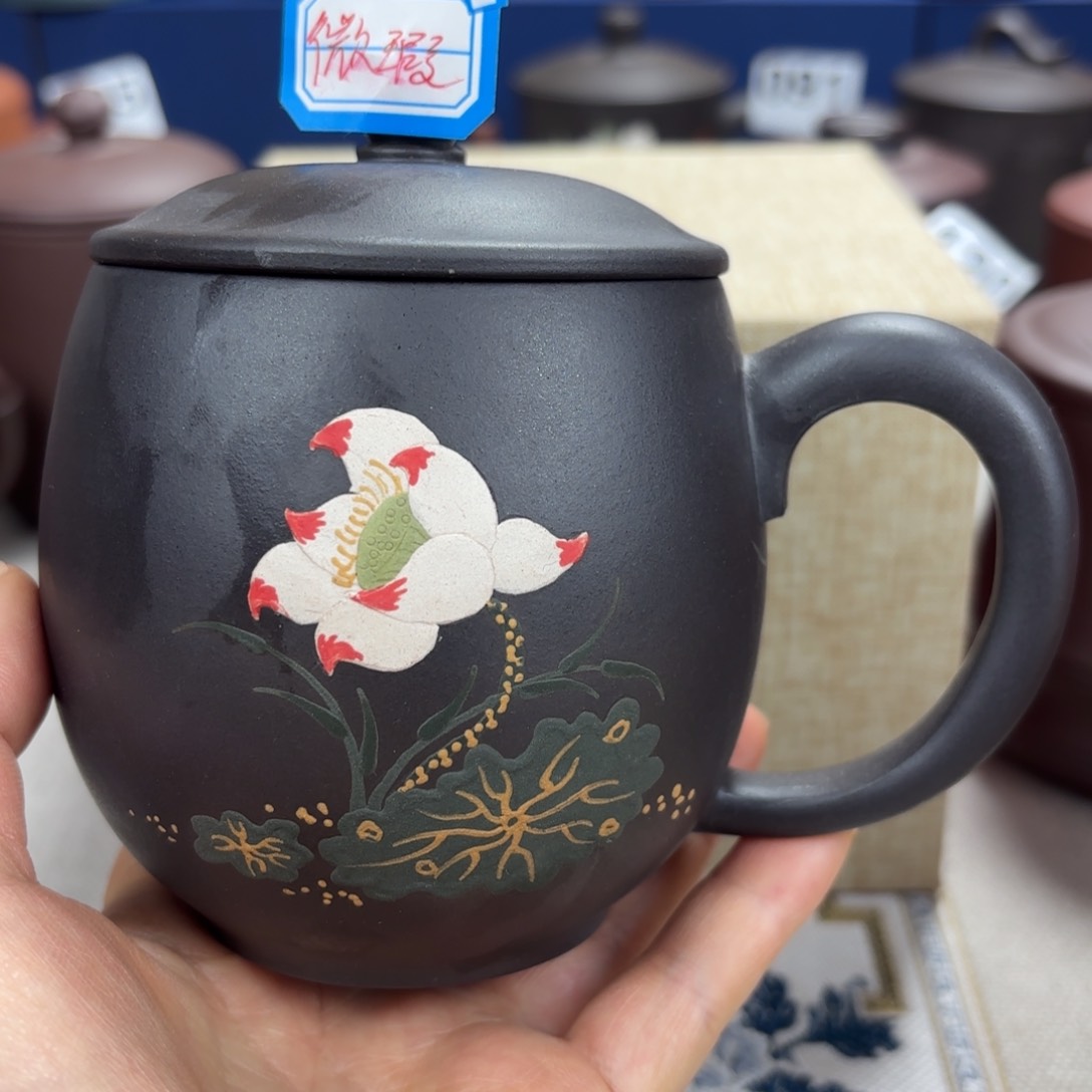 紫砂茶杯紫砂盖杯