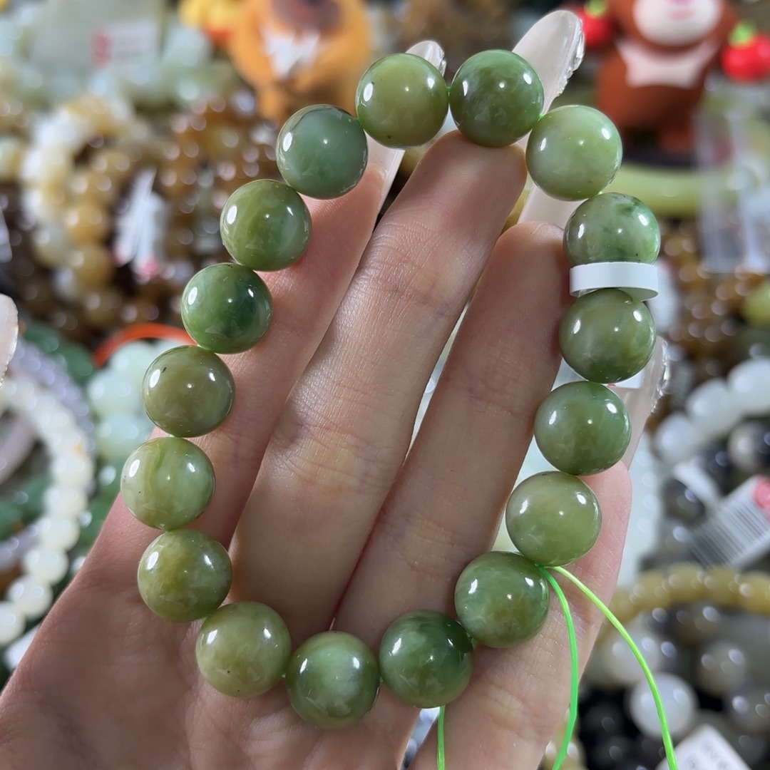 和田玉未镶嵌手链94